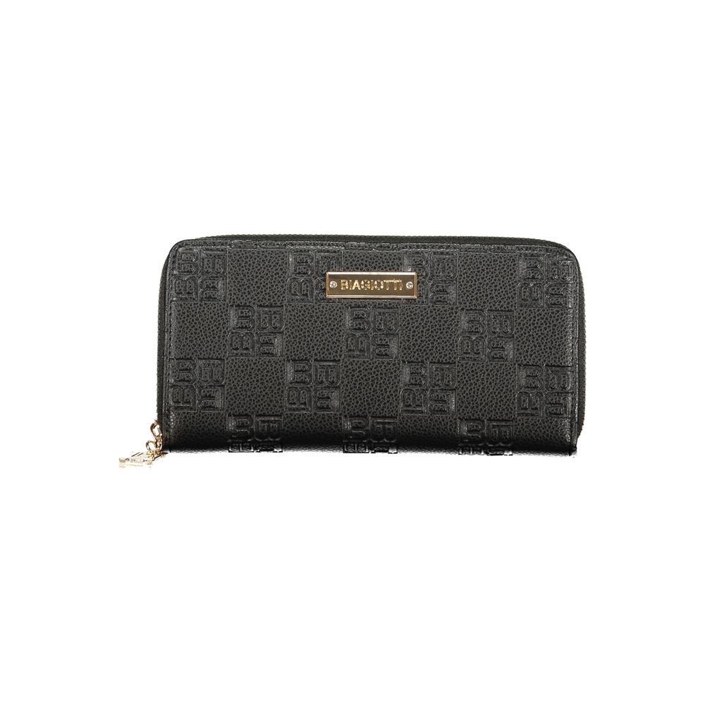 Black Polyethylene Women Wallet