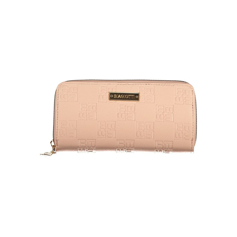 Pink Polyethylene Women Wallet