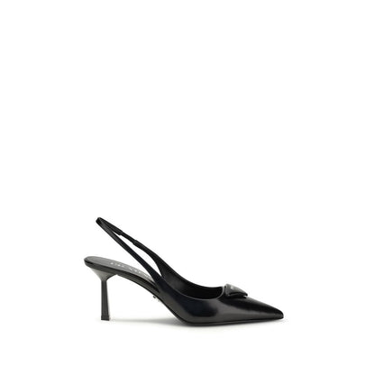Leather slingback Pumps