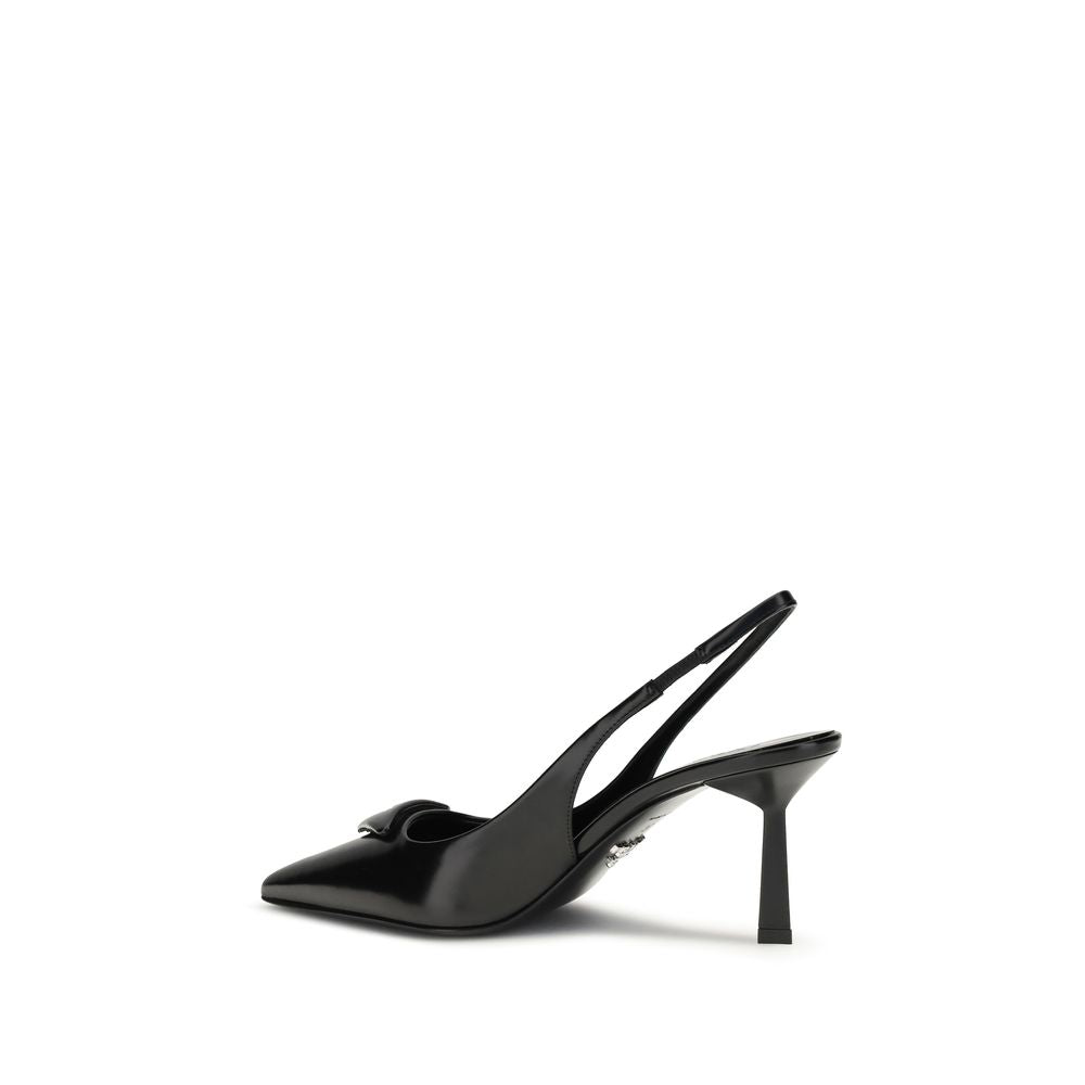 Leather slingback Pumps