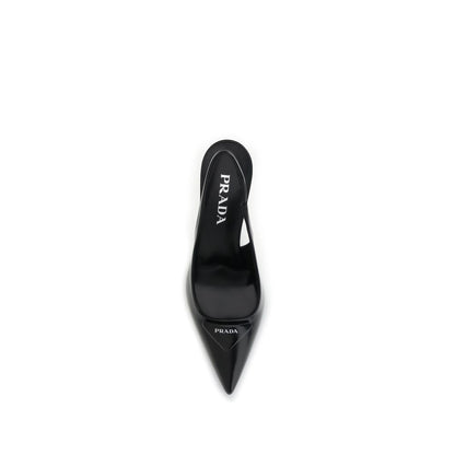 Leather slingback Pumps