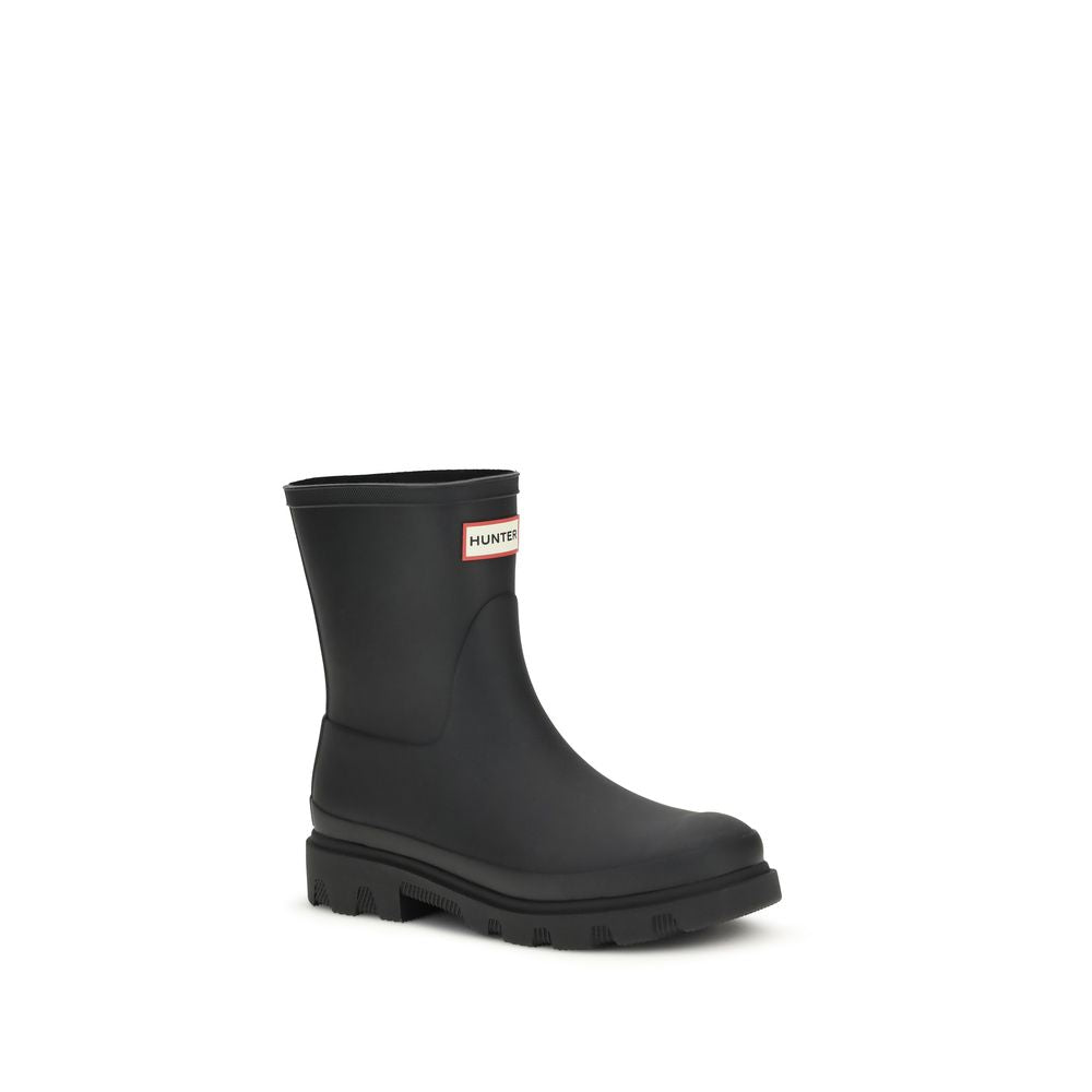 Black Rubber Rain Boots
