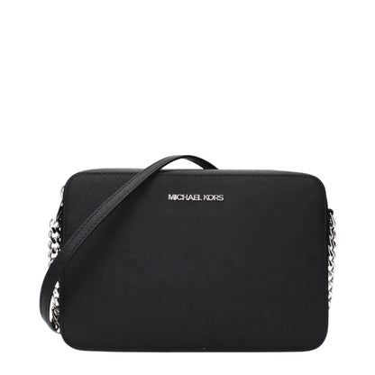 Black Leather Crossbody Bag