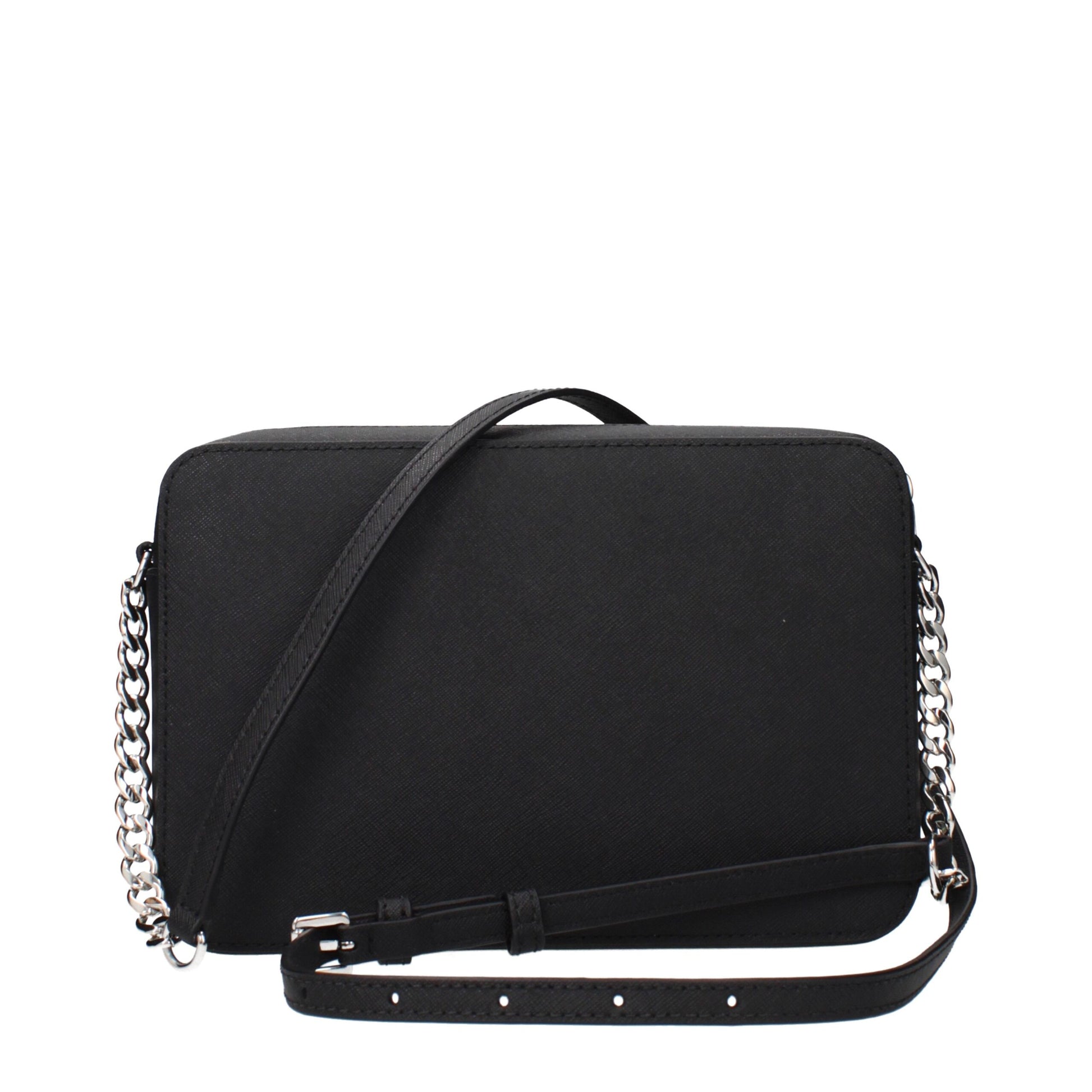 Black Leather Crossbody Bag
