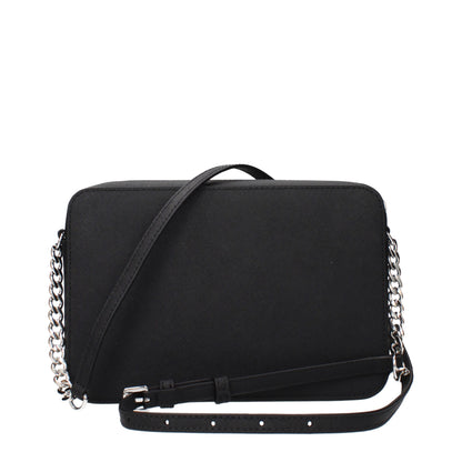 Black Leather Crossbody Bag