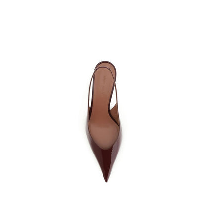 Bordeaux Calf Leather Bos Taurus Mid Heel Pumps