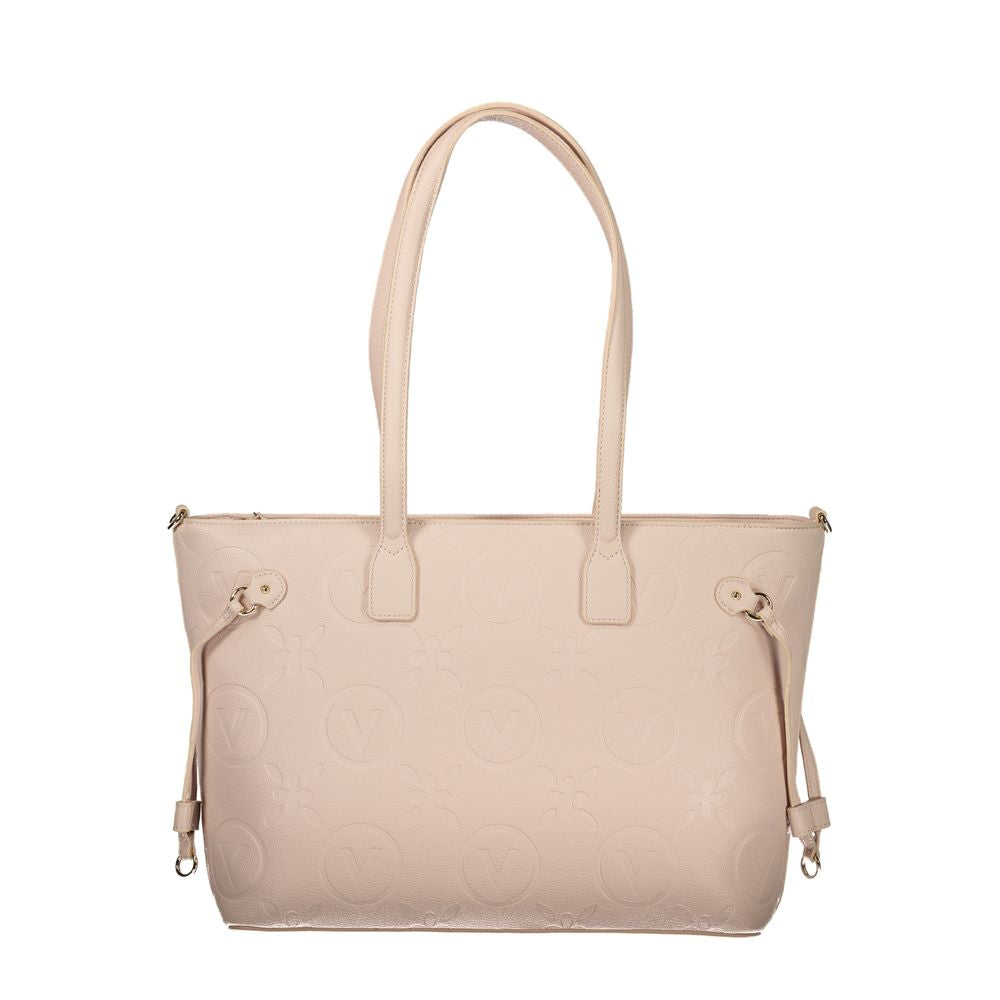 Pink Polyethylene Handbag