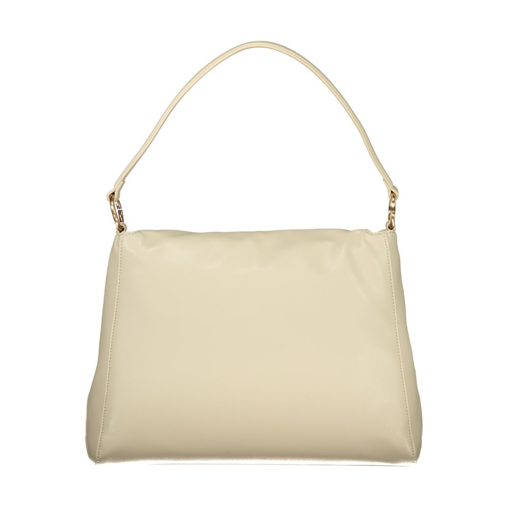 Beige Polyethylene Handbag