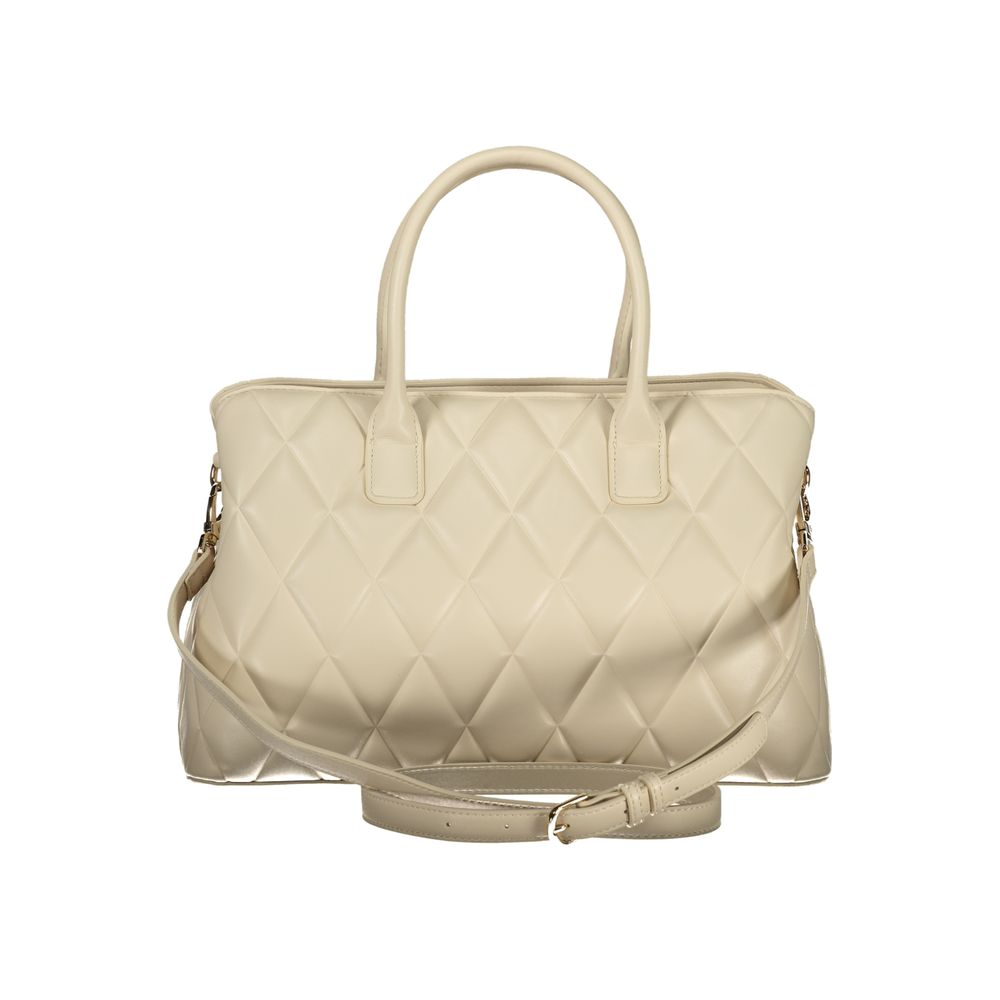 Beige Polyethylene Handbag