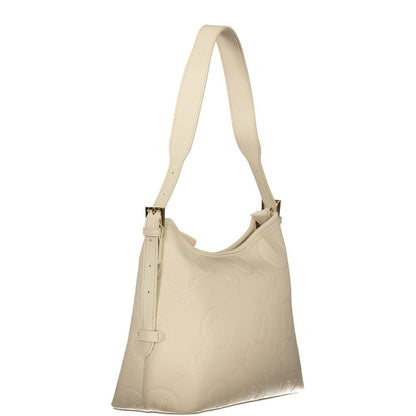 Beige Polyethylene Handbag