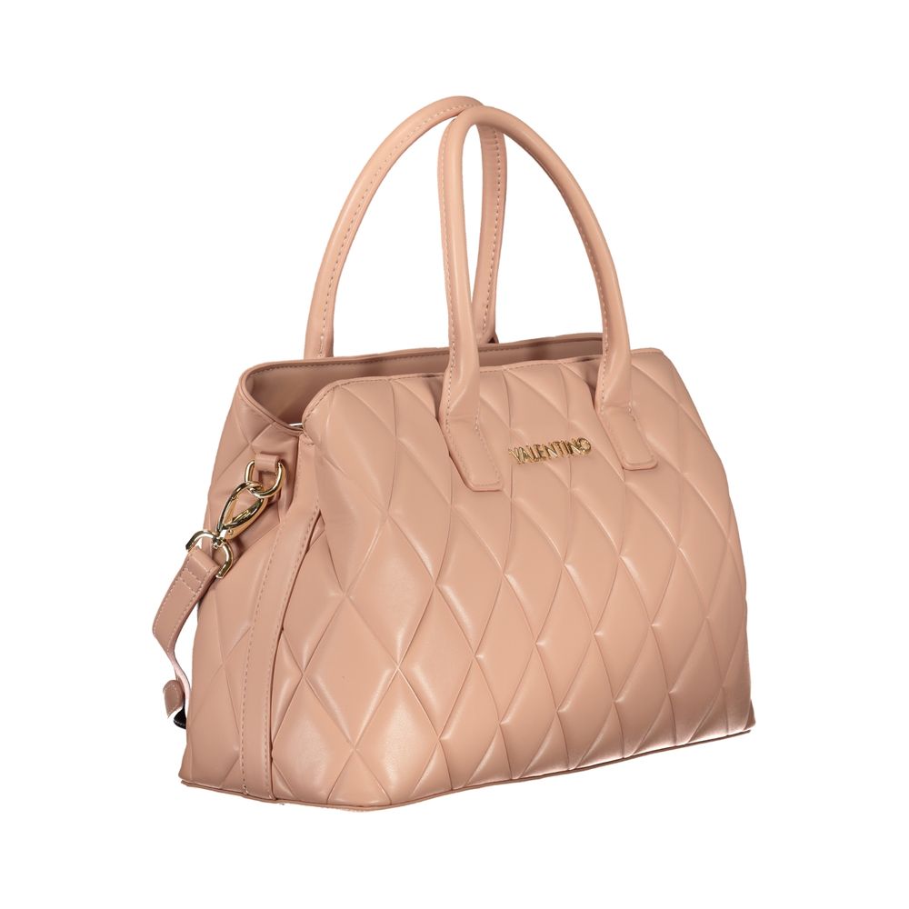 Pink Polyethylene Handbag