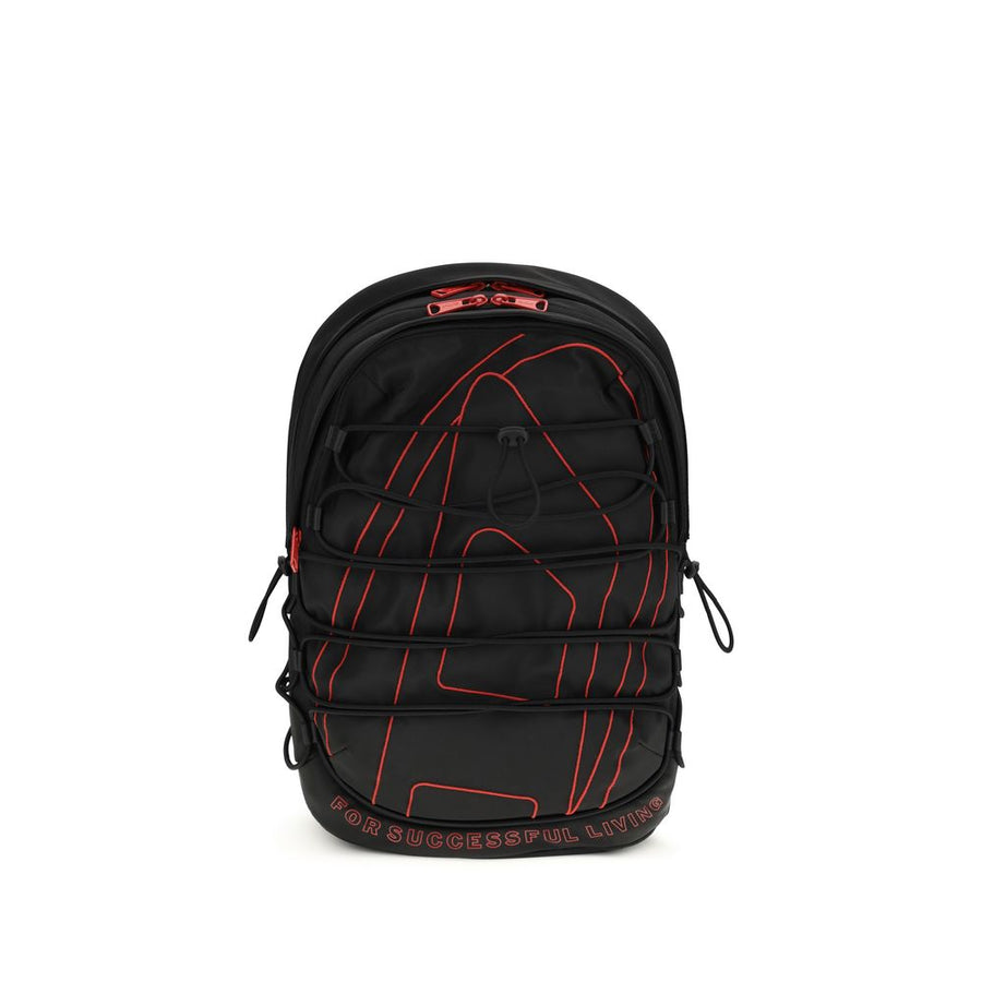 Black Polyester Backpack