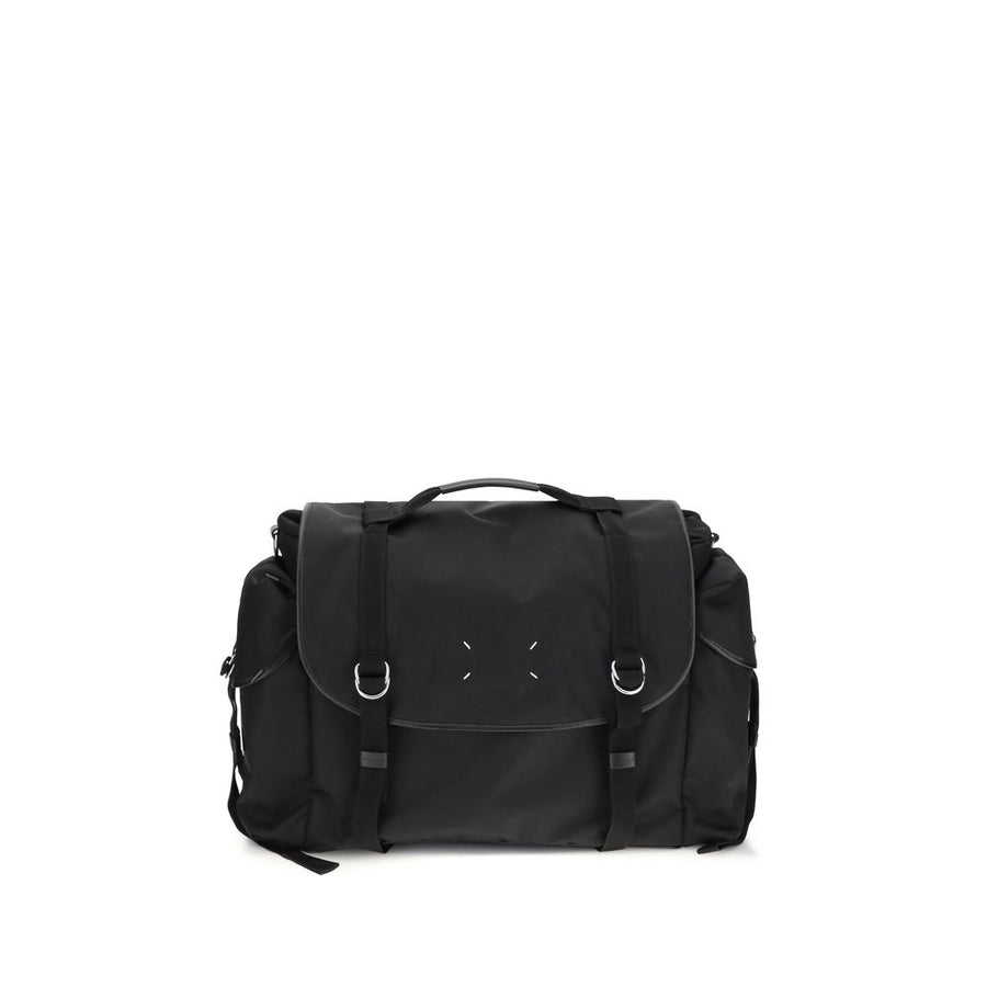 Black Polyamide Shoulder Bag