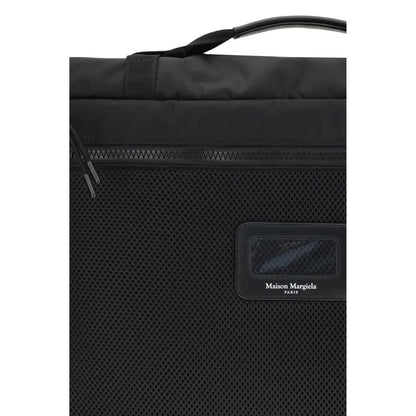 Black Polyamide Shoulder Bag