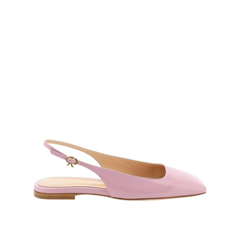 Multicolor Calfskin Ballet Flats