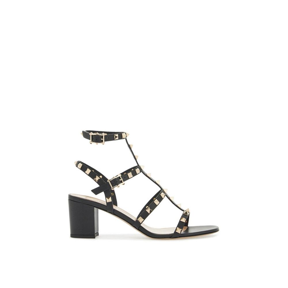 Black Calfskin Sandals