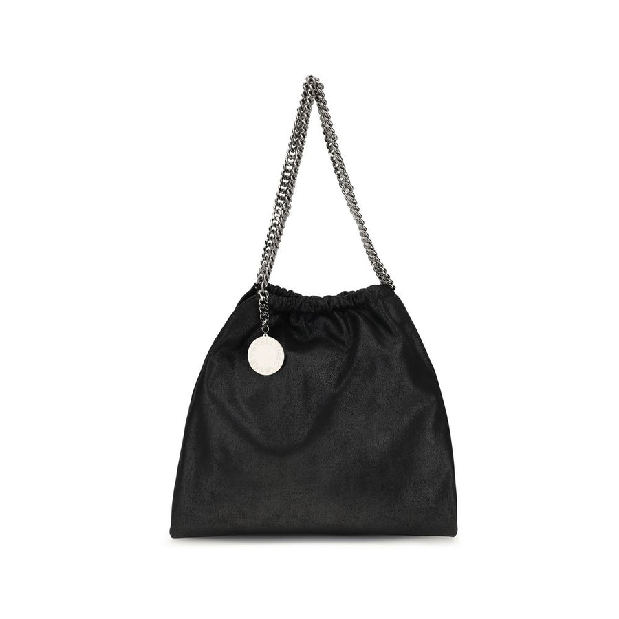 Black Polyester Shoulder Bag