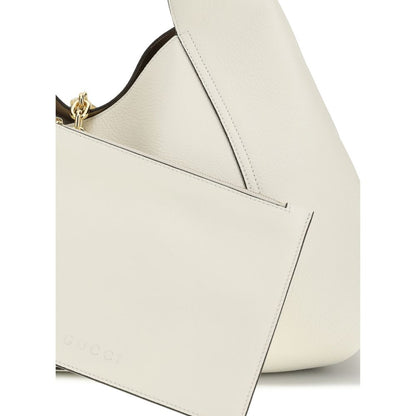 White Calf Leather Bos Taurus Shoulder Bag