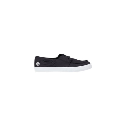 Black Lyocell Slip-On Loafers