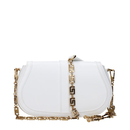 White Leather Crossbody Bag
