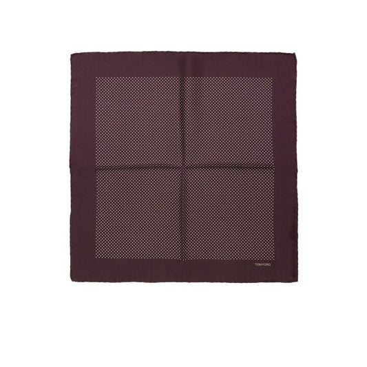 Bordeaux Silk Clutch Bag
