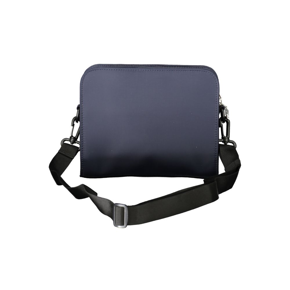 Blue Polyamide Handbag