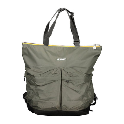 Green Polyamide Unisex Backpack