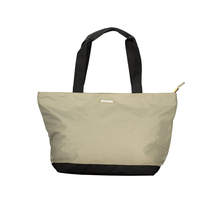 Gray Polyester Women Handbag