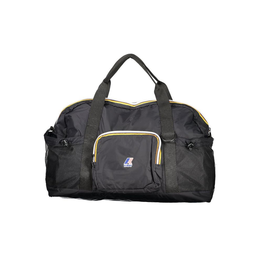 Black Polyamide Unisex Handbag