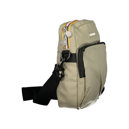 Gray Polyamide Men Shoulder Bag