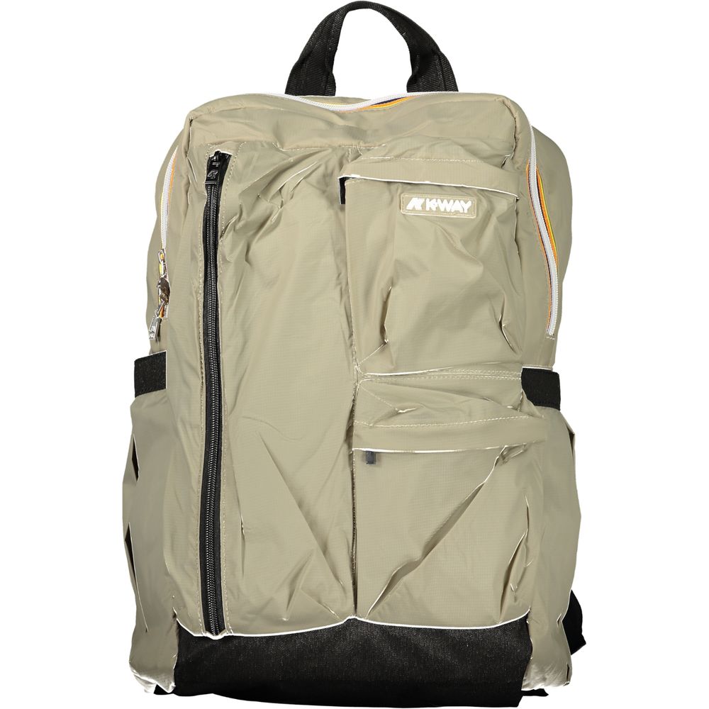Gray Polyamide Men Backpack