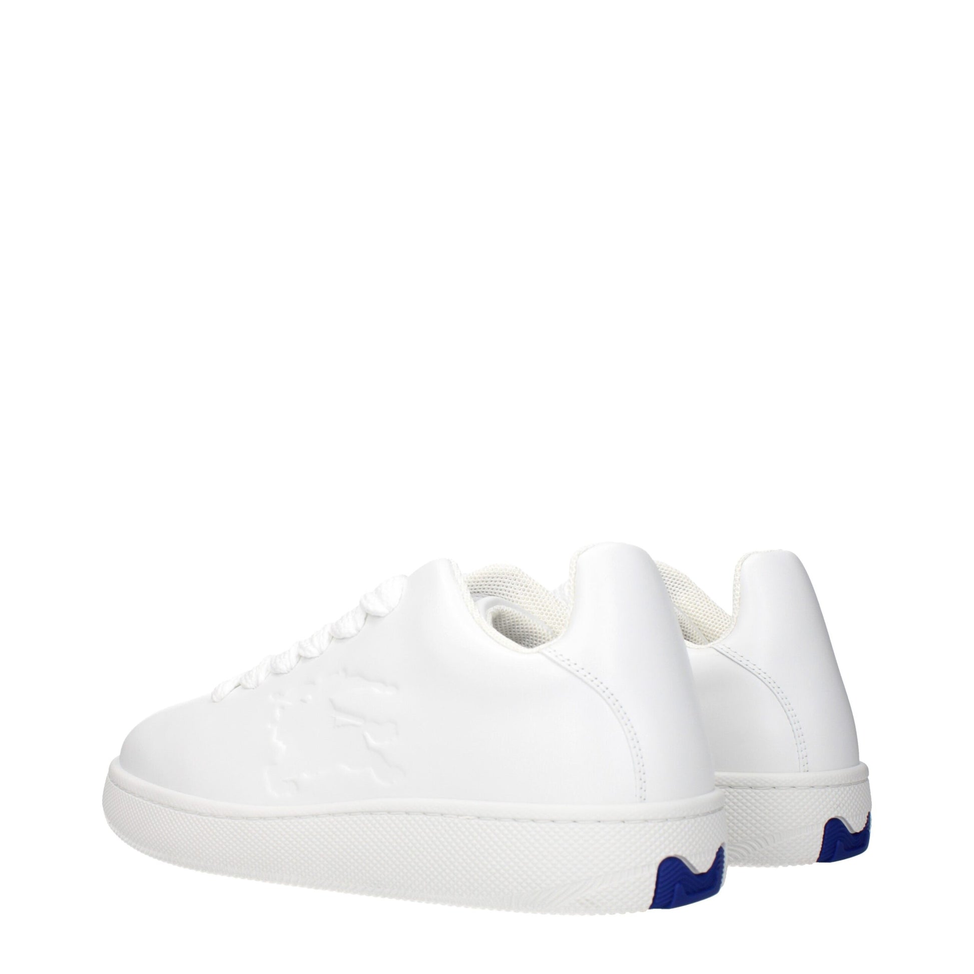 White Leather Low Top Sneakers